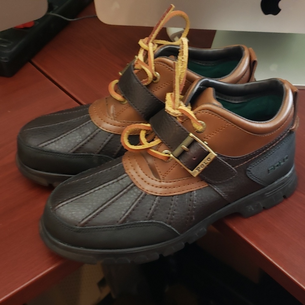 Polo Ralph Lauren Dover II Leather Ankle Duck Boot